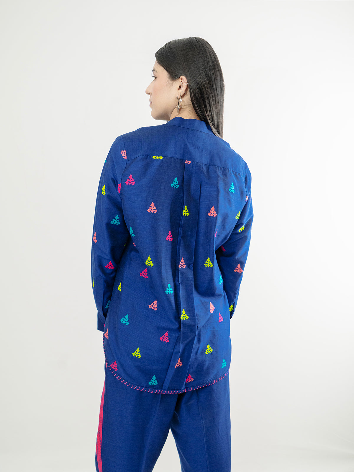 Pop Of Color Blue Coord Set- EUPHORIA