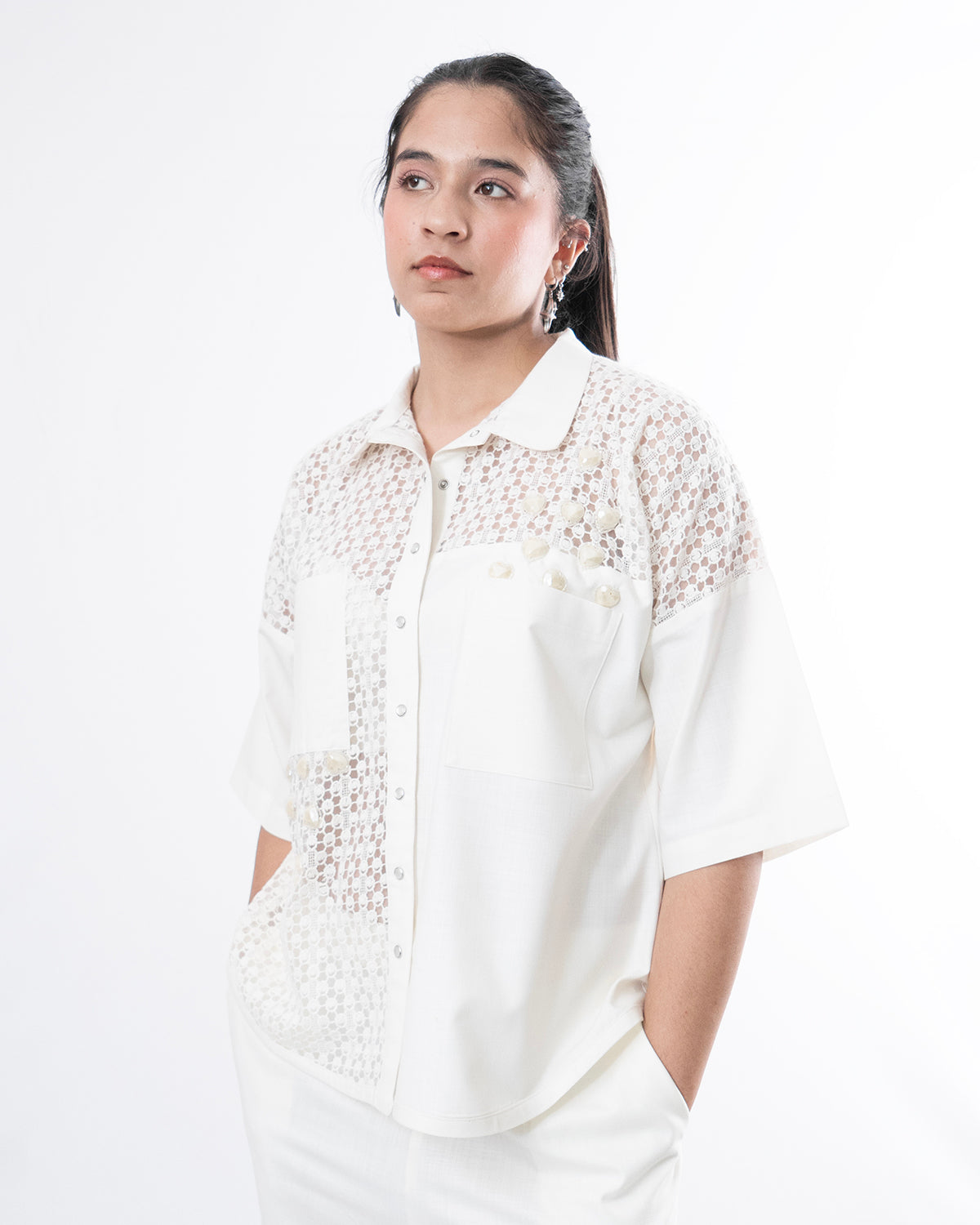 Lace In Light Coord Set-EUPHORIA