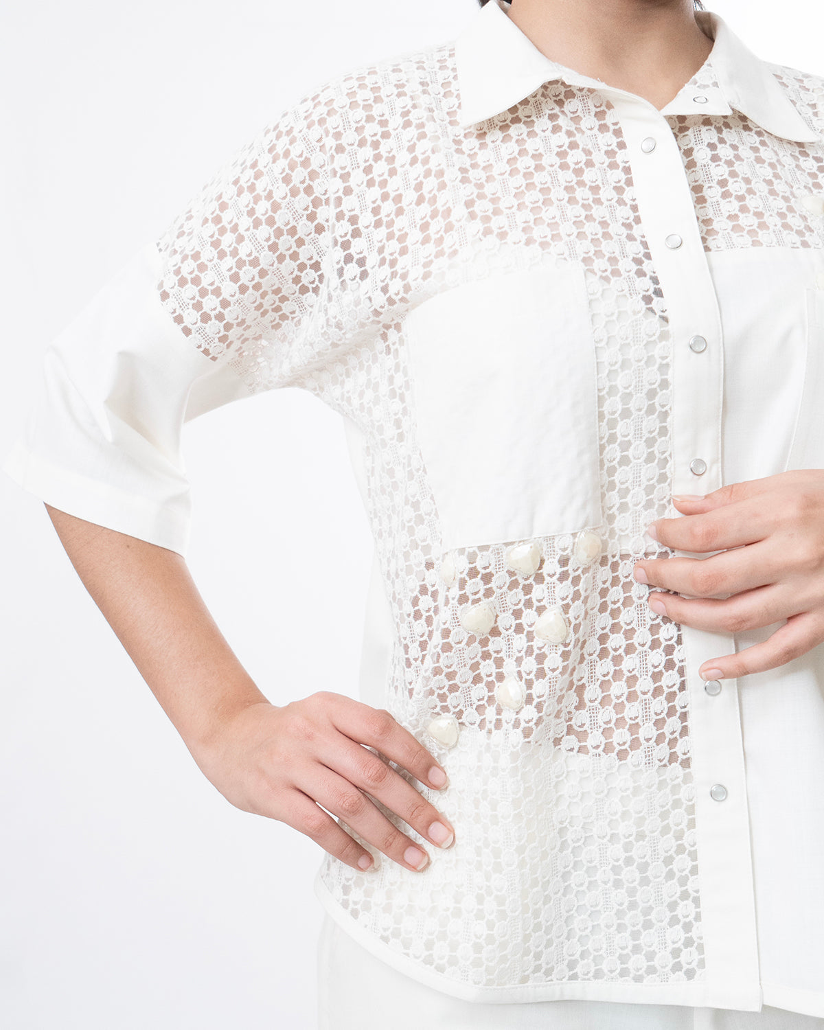 Lace In Light Coord Set-EUPHORIA
