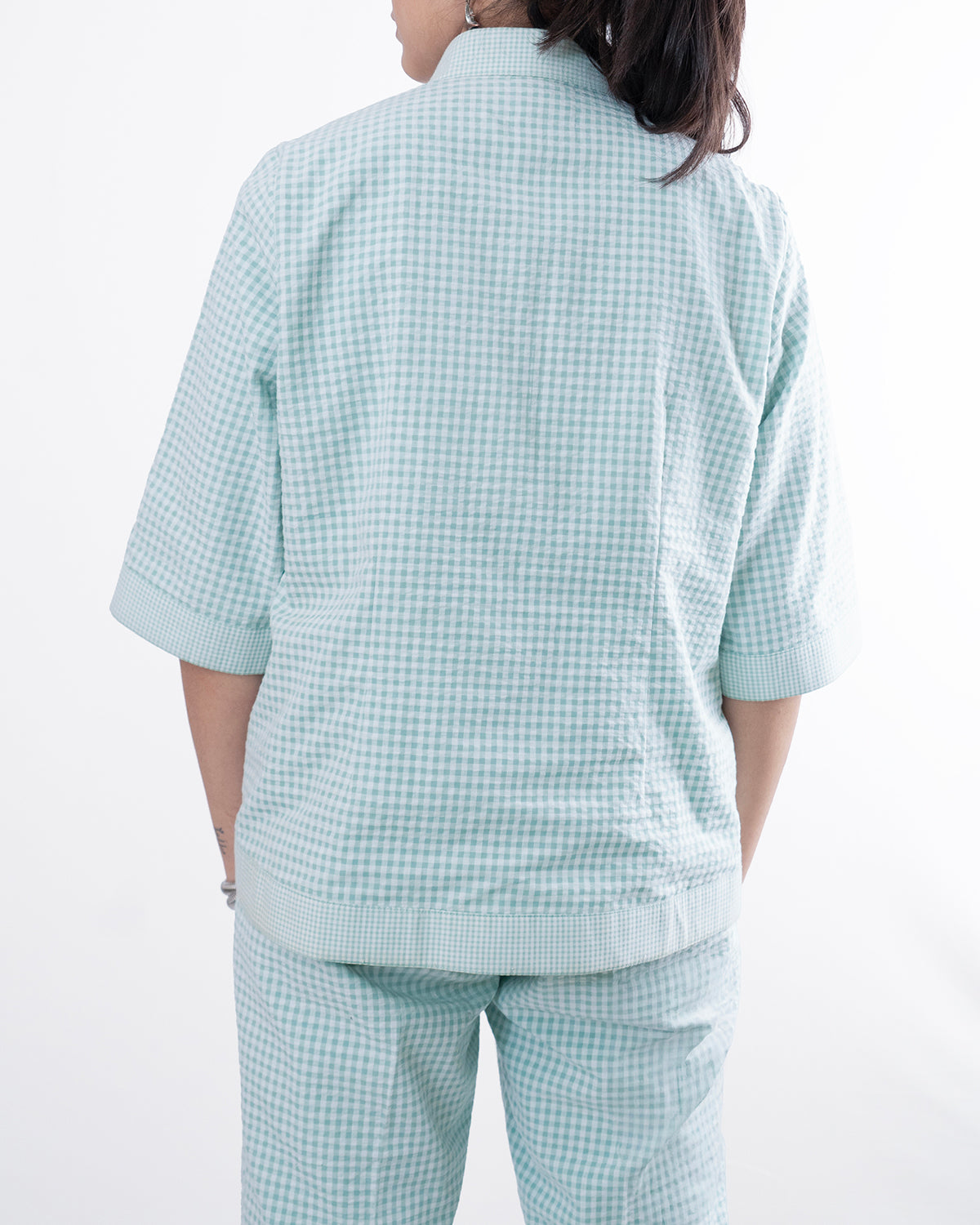 Mint To Be Checks Coord Set