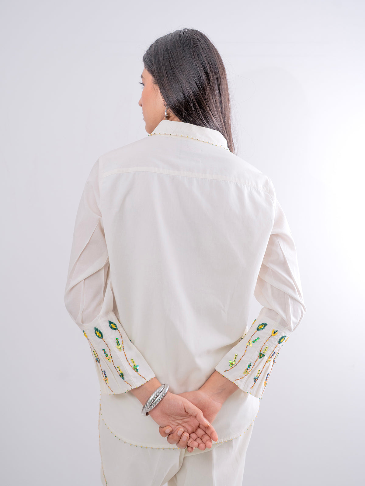 Premium Cotton Floral Embroidery Coord set- EUPHORIA