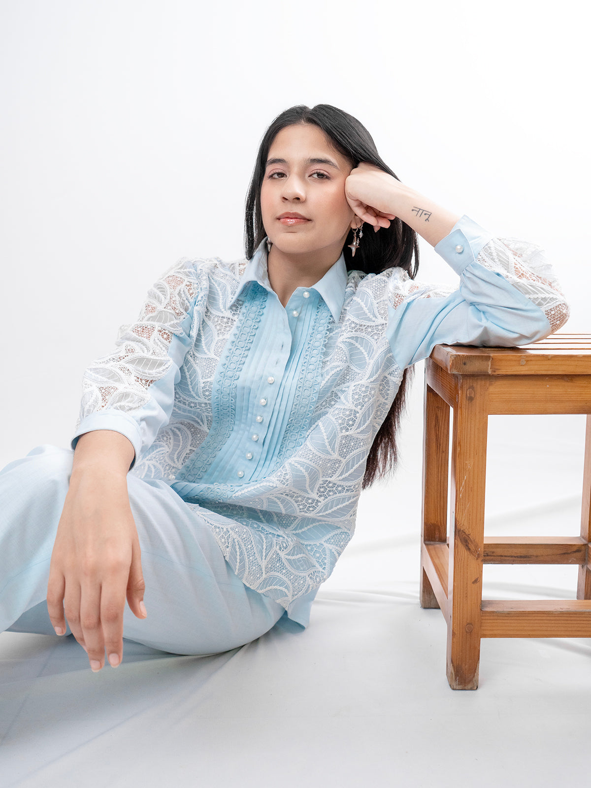 Breezy Elegance Premium Lace Coord Set- EUPHORIA