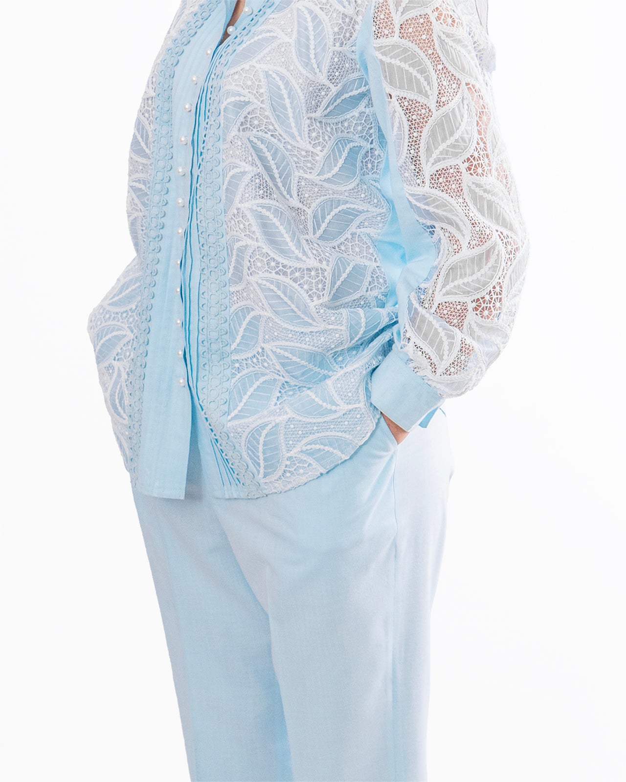 Breezy Elegance Premium Lace Coord Set- EUPHORIA