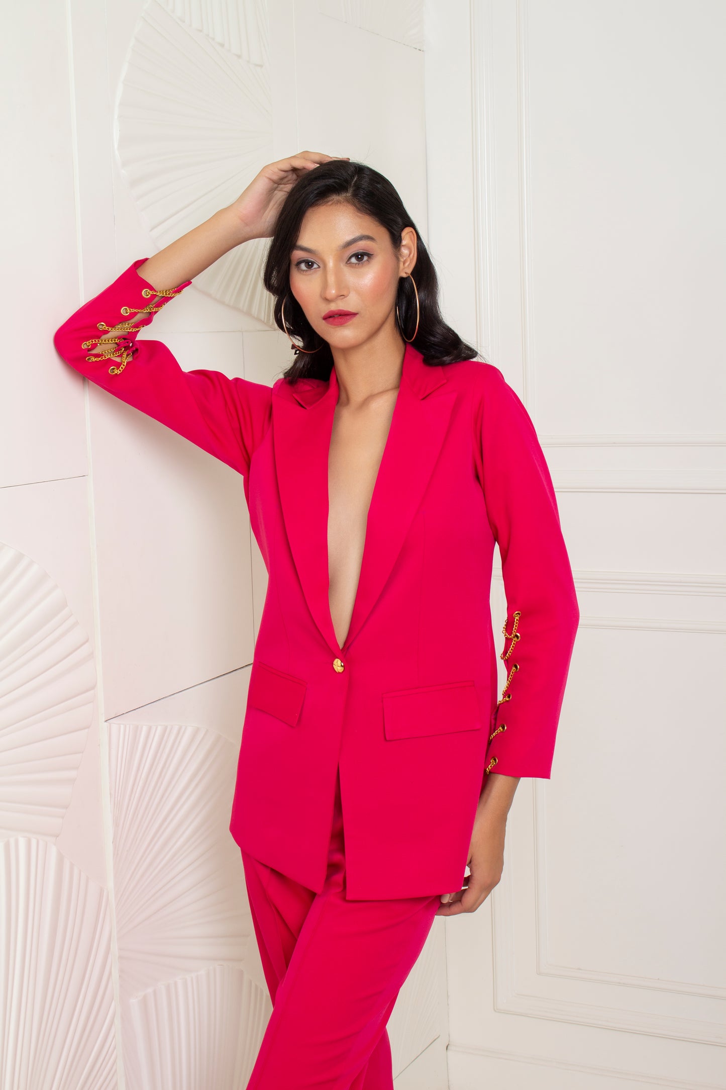 Rose Love Blazer Set