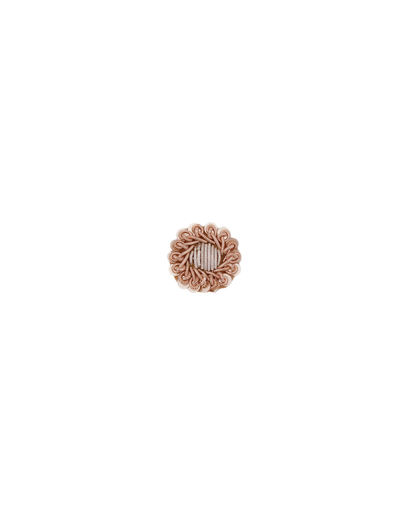 Rose Gold & Golden Handmade embroidery patch in zardozi and sequins