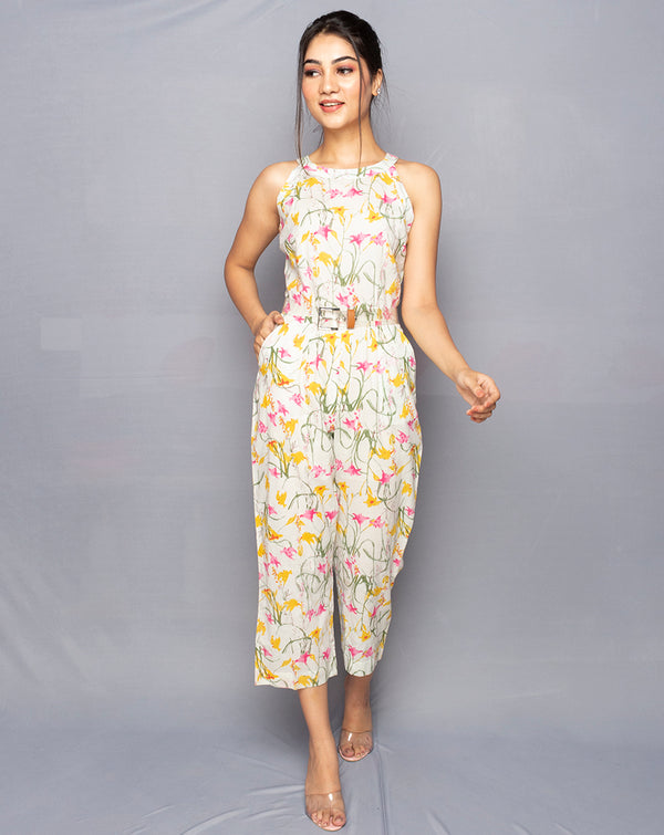 Cotton Jumpsuit in pastel shades