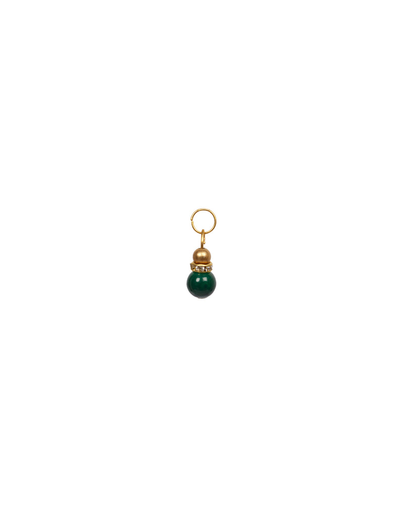 Small bead Tassel / Latkans-Dark Green