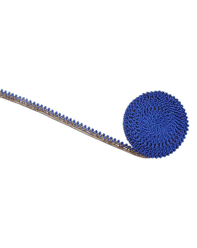 Thin thread loop lace-Navy Blue