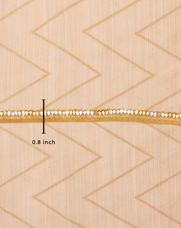 Designer rhinestone lace-Golden