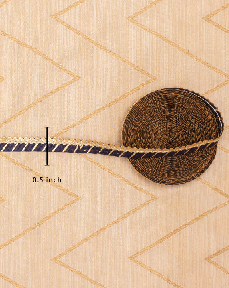 Thin Gota Triangle Lace-Dark Blue