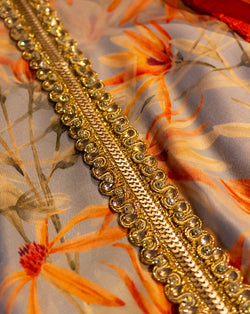 Designer embellished Embroidery Lace