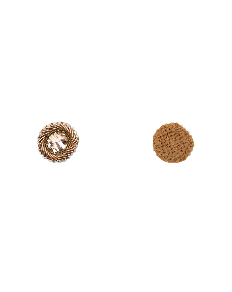 Handmade embroidery patch in badla and pearl beads design