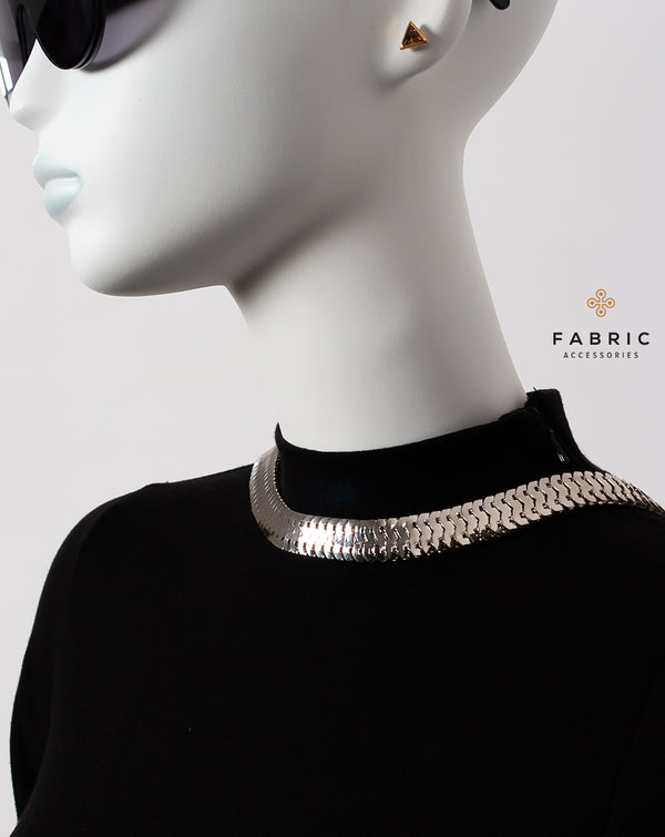 Silver Plated Snake Metal Chain