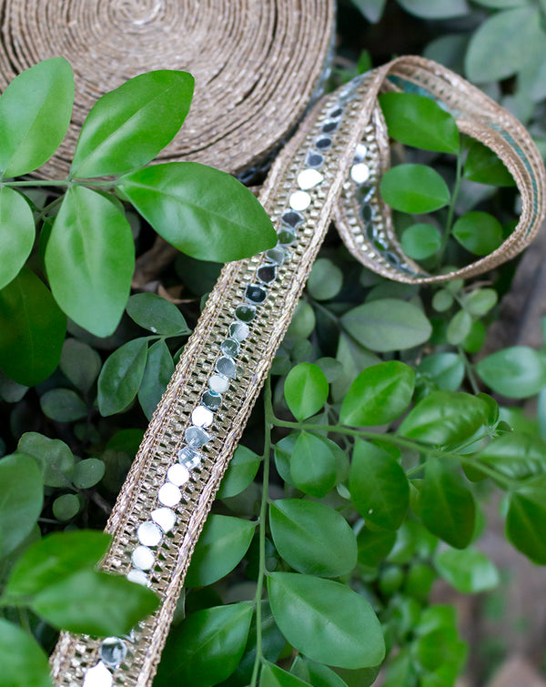 Designer narrow mirror lace-Rose Gold