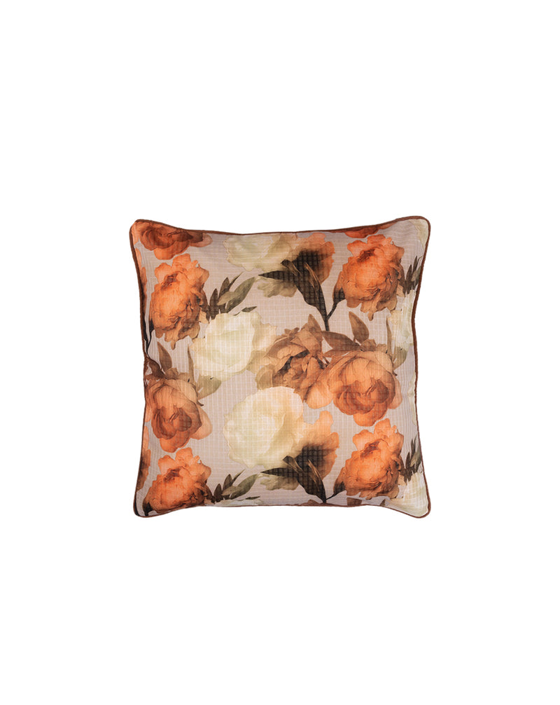 3 PIECE Rose Flower Cushion Cover
