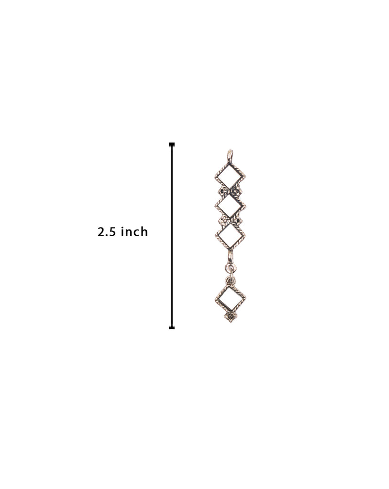 Mirror Hanging Button-Silver