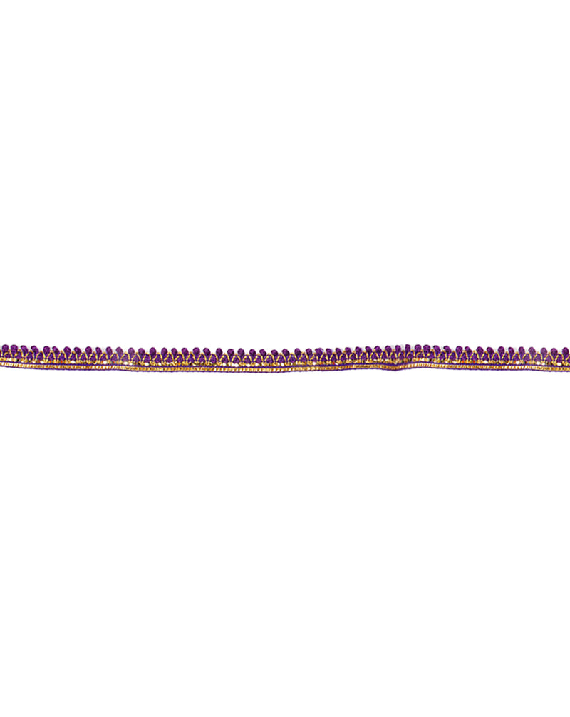 Thin thread loop lace-Purple