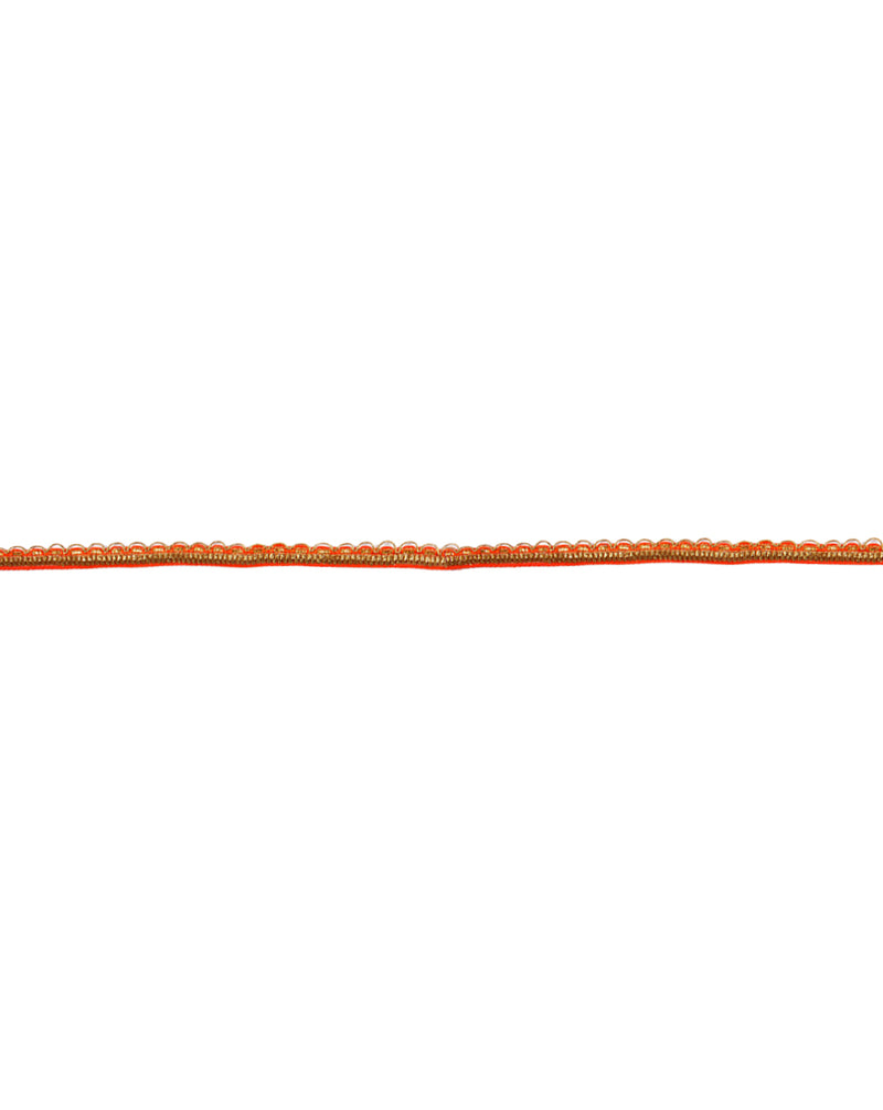Thin thread and zari lace-Orange