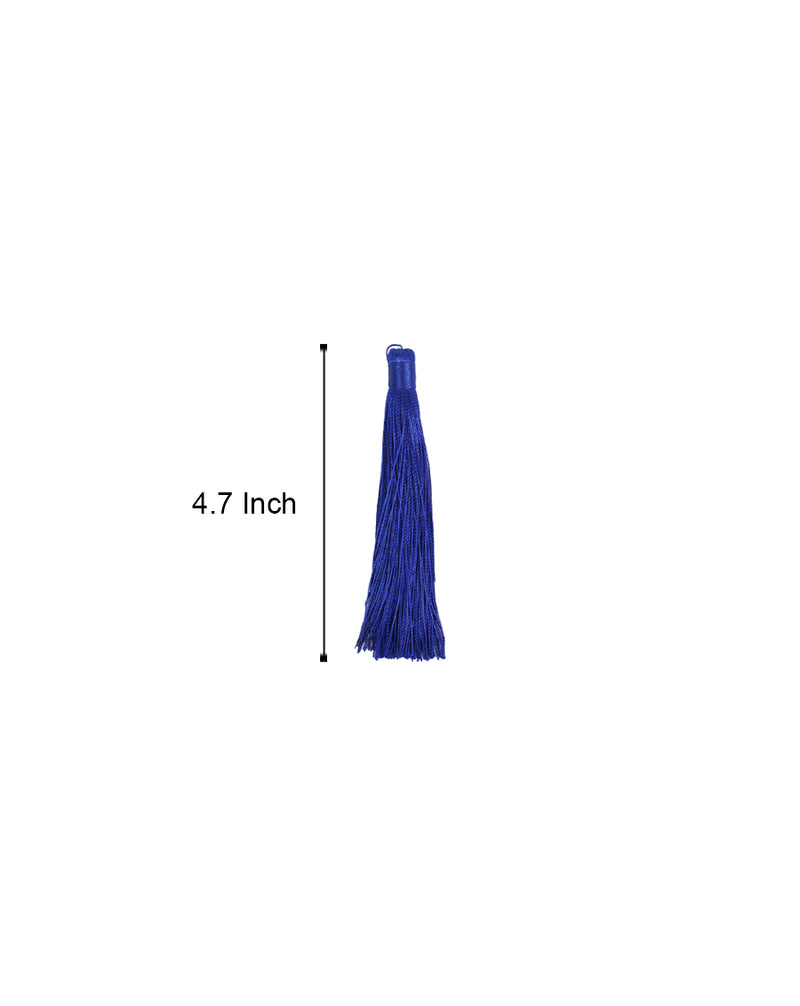 Long thread tassel/latkan-Dark Blue