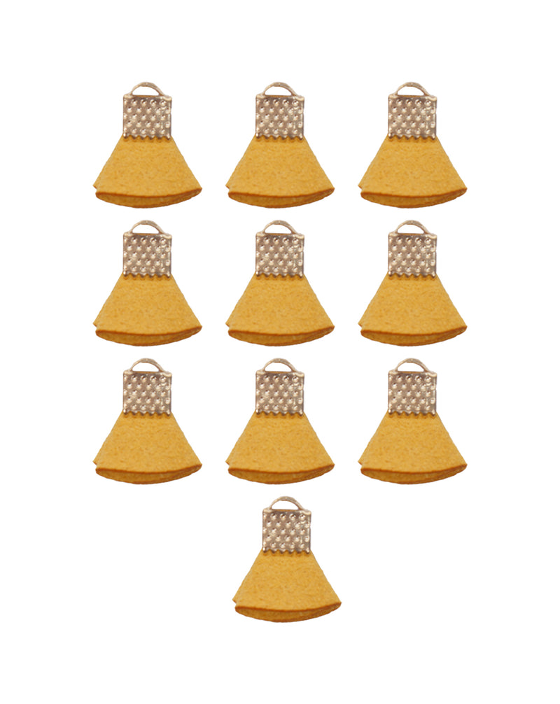 Suede small Tassel / Latkans-Mustard