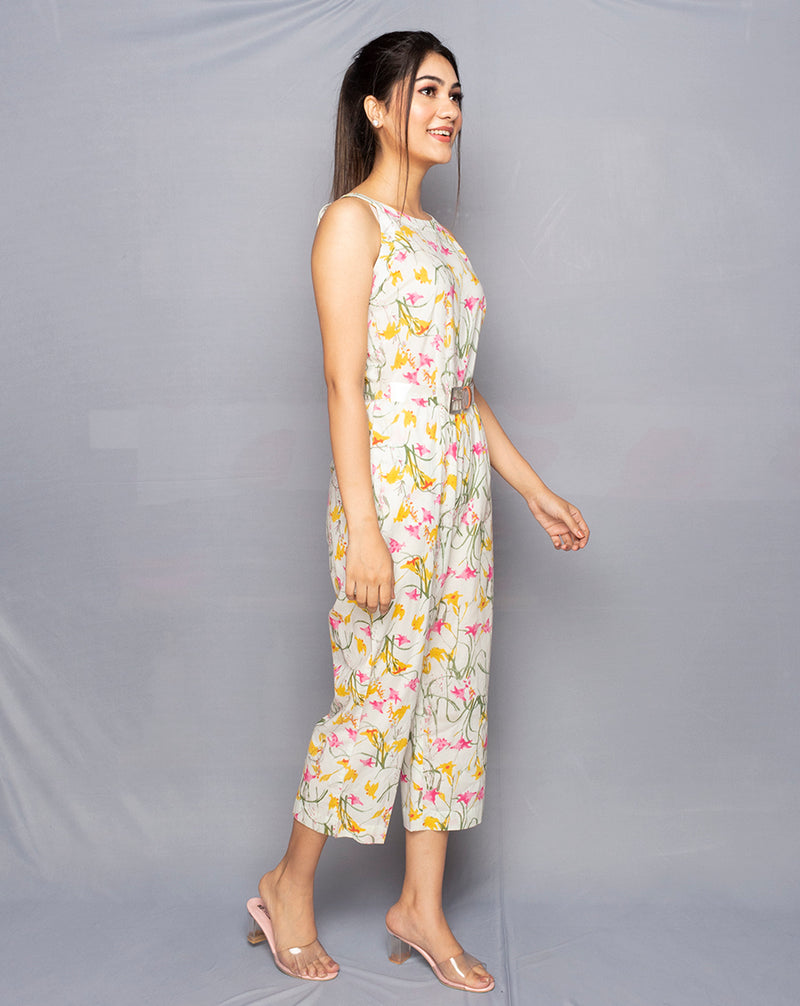 Cotton Jumpsuit in pastel shades