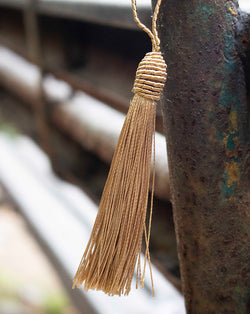 Ball and thread fringe bead Latkans