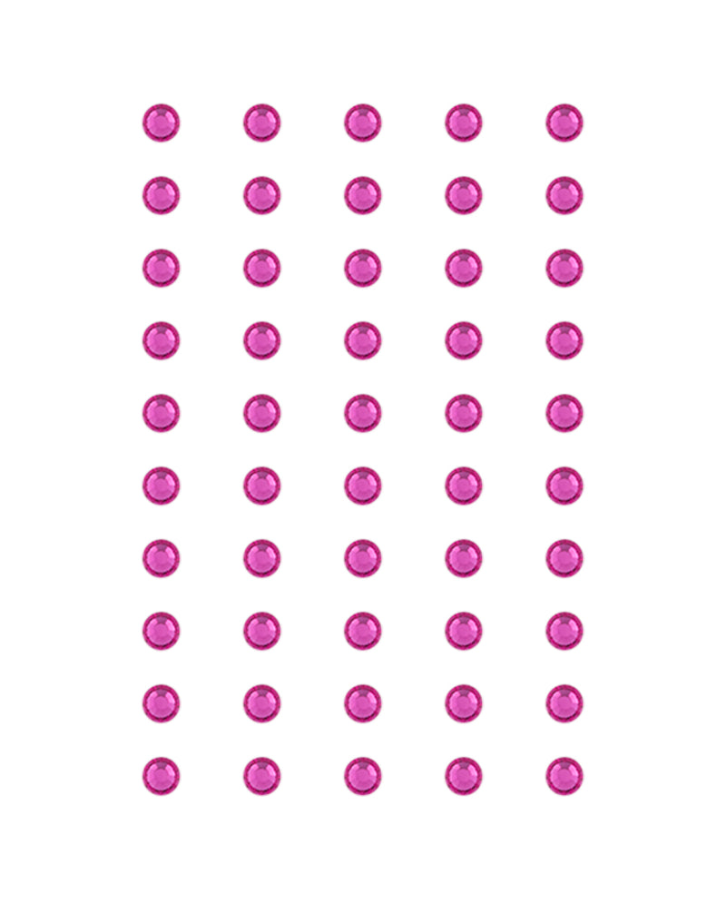 3.83 mm Round Shape Preciosa Crystal Hot Fix in Fuchsia Color