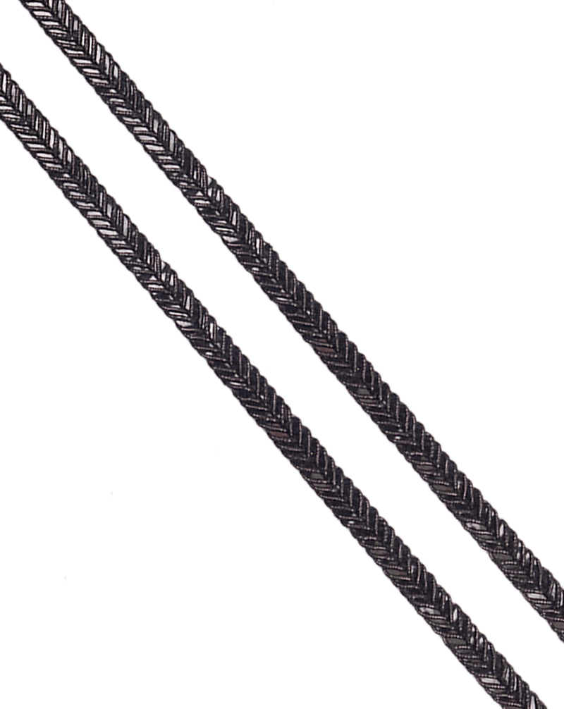 Thin twisted dori lace Black
