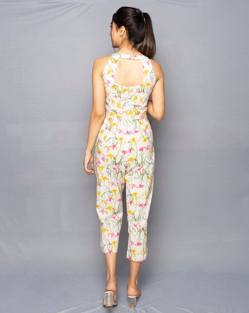 Cotton Jumpsuit in pastel shades