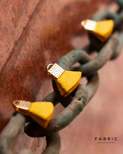 Suede small Tassel / Latkans-Mustard