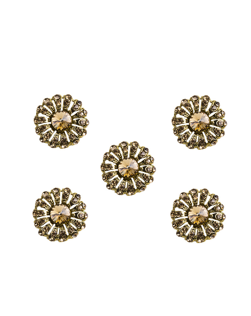Turfa Button - Gold Metal Buttons