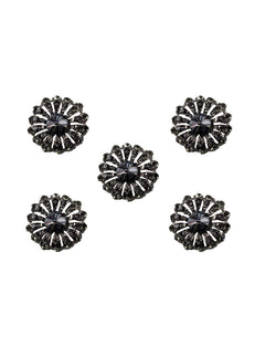 Turfa - Black Metal Buttons