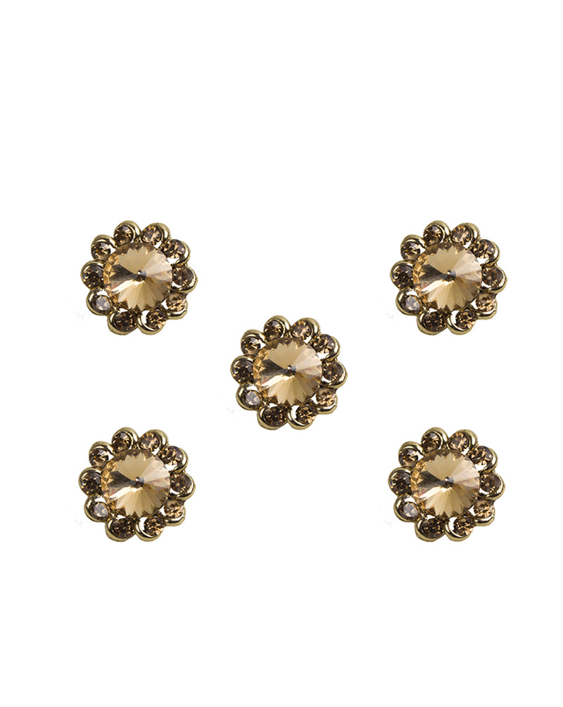 Chand - Golden Metal Buttons